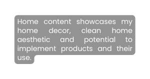 Home content showcases my home decor clean home aesthetic and potential to implement products and their use